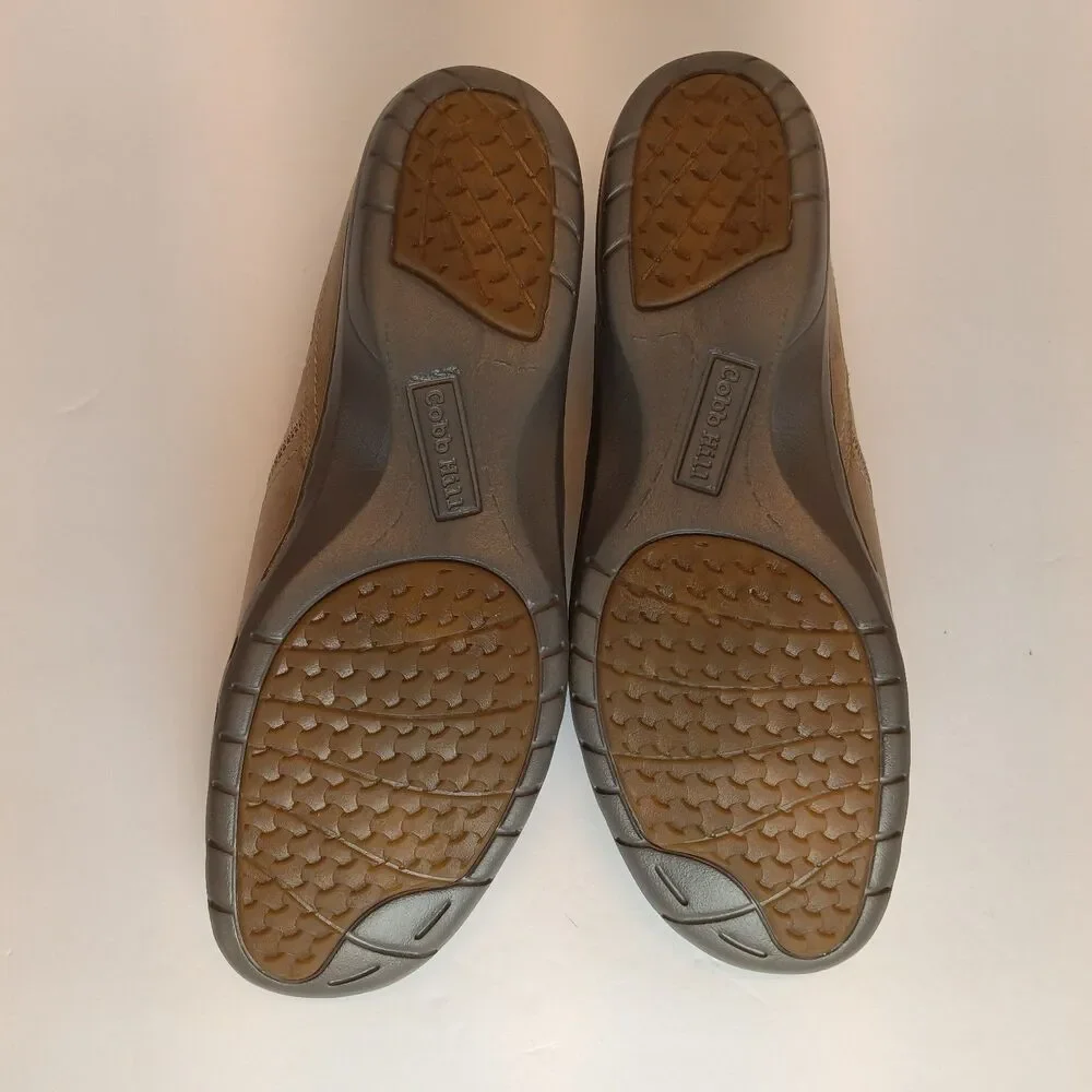 Cobb Hill Penfield Envelope Taupe Womens 11 Slip On Dress Flats